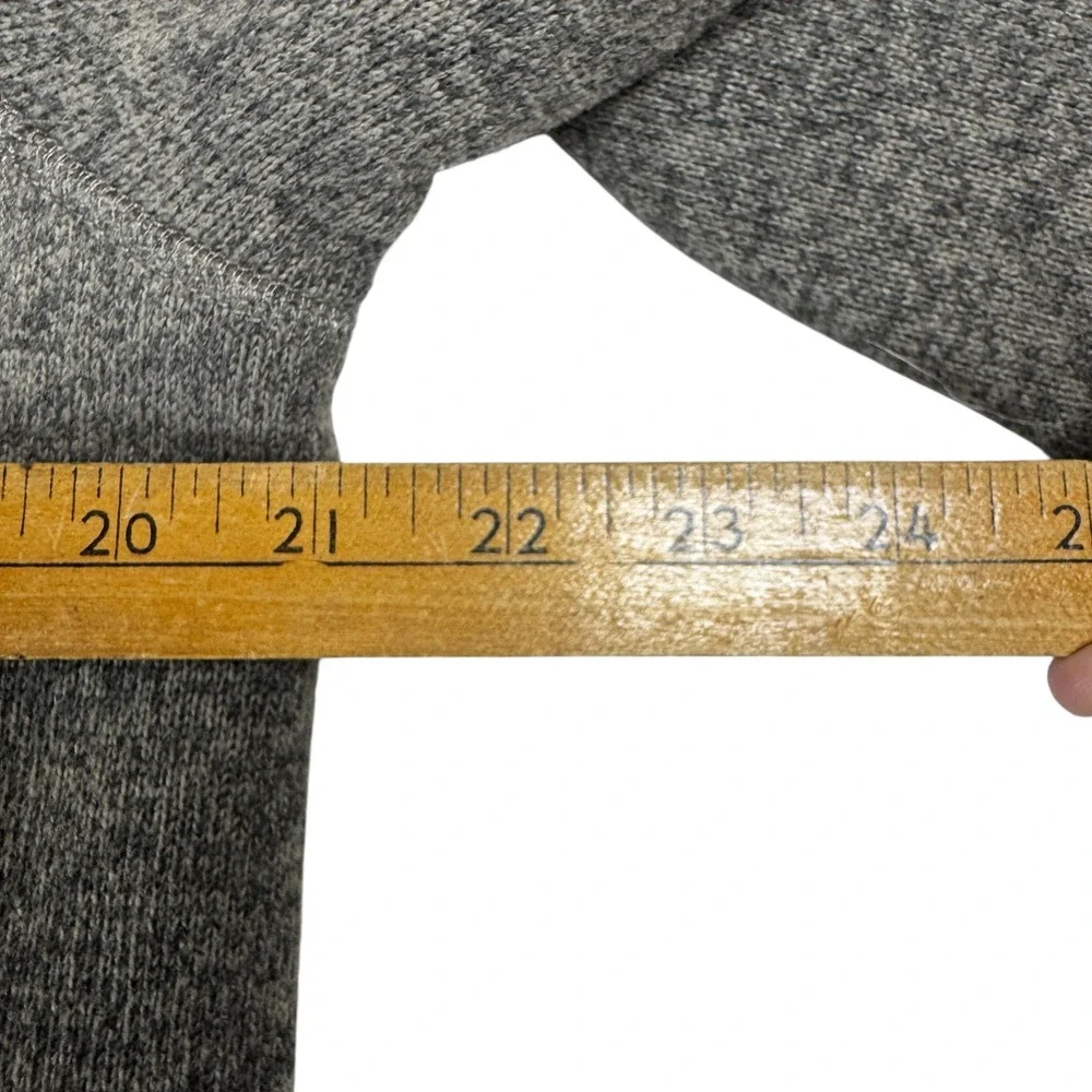 The North Face Mens Gray Quarter Zip Pullover Sweater‎ Fleece Jacket Medium